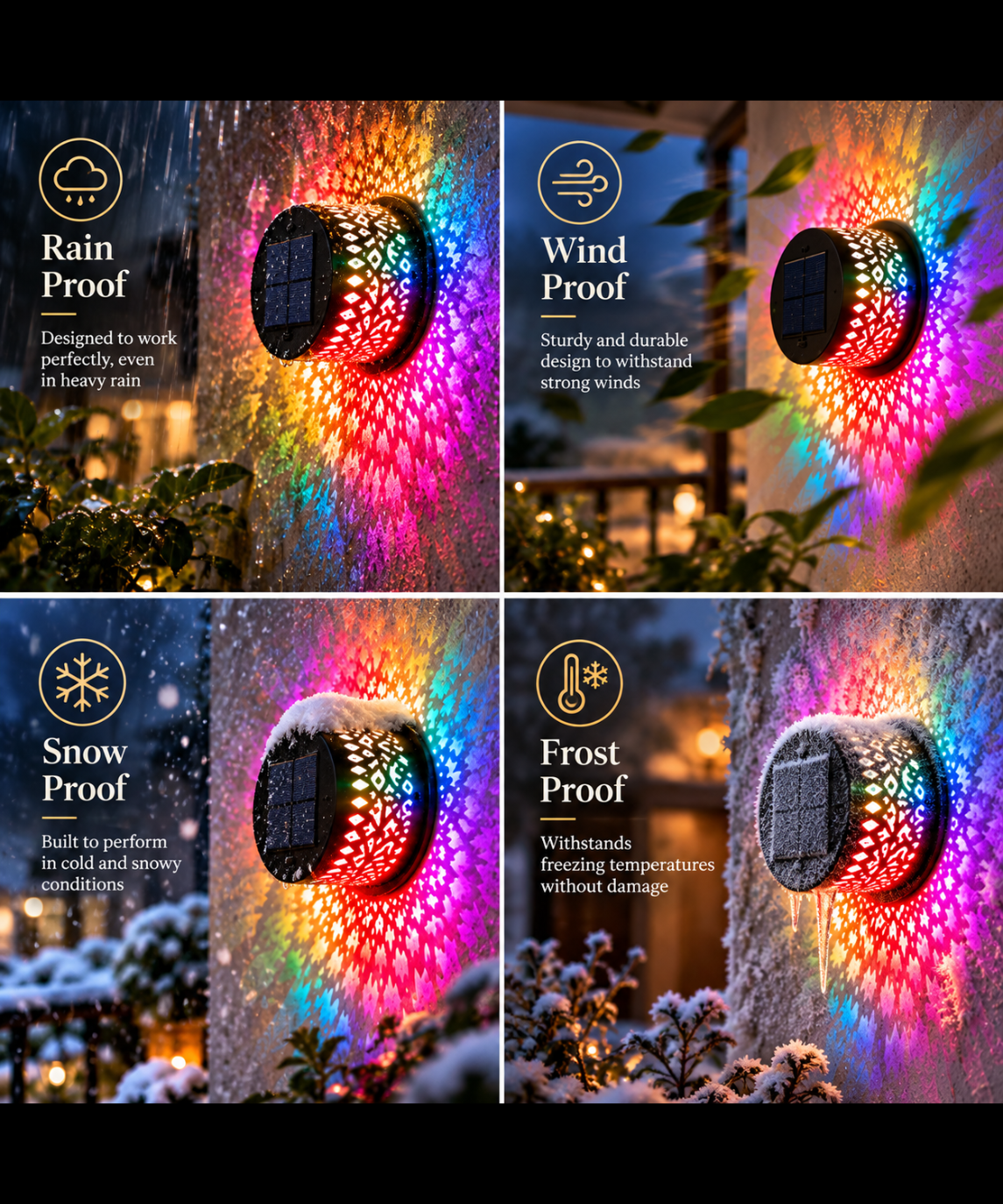 Solar Mandala Lights | Wireless | Diwali, Dussehra, New Year, Christmas and More | by Veloura