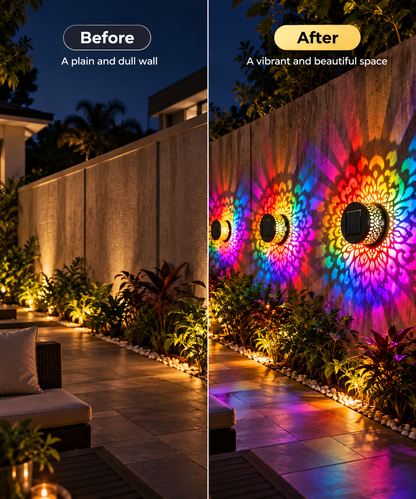Solar Mandala Lights | Wireless | Diwali, Dussehra, New Year, Christmas and More | by Veloura