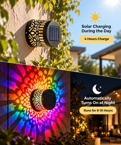 Solar Mandala Lights | Wireless | Diwali, Dussehra, New Year, Christmas and More | by Veloura